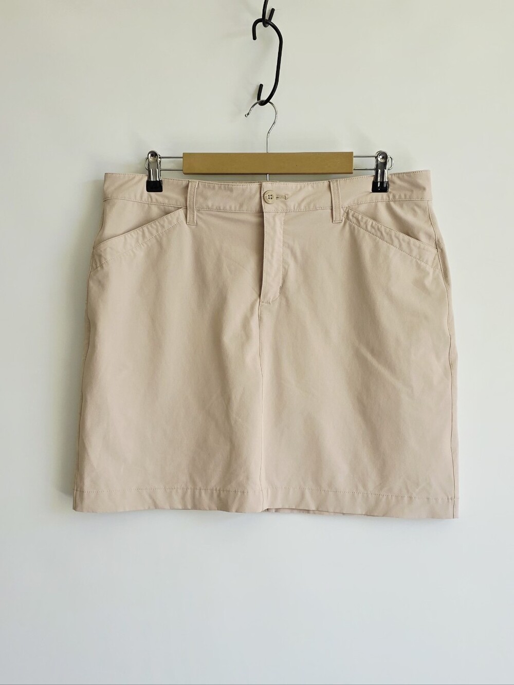 Eddie Bauer Beige Summer Hiking Outdoors Women's Skort Size 14